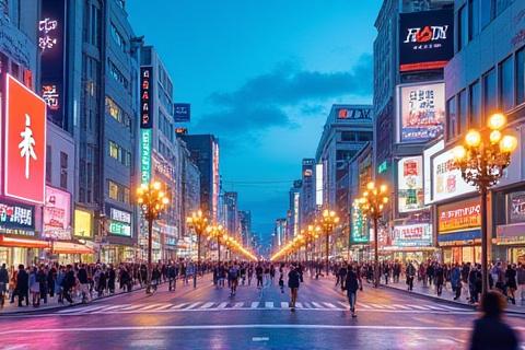 渋谷の街並みアートプリント